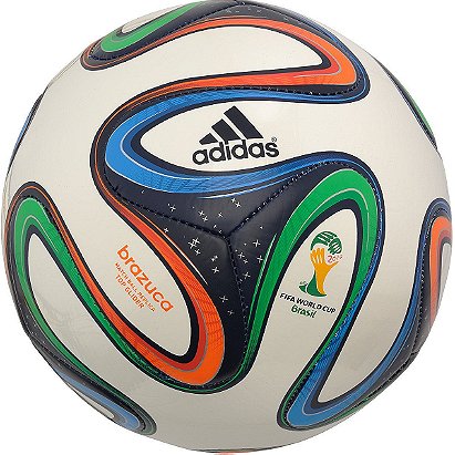 adidas Brazuca FIFA 2014 World Cup Top Glider Soccer Ball