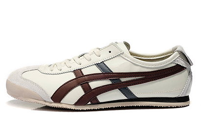 Mens Onitsuka Tiger Mexico 66 Lauta Trainers Beige Brown Shoes