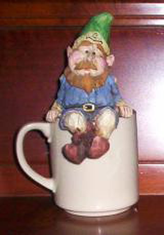 Gnome Figurine Cup Sitter is in your collection!