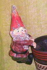 Gnome Figurine Pot Rim Hanger is in your collection!