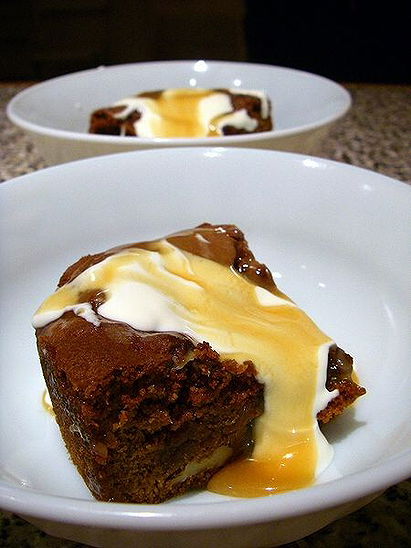 Sticky toffee pudding