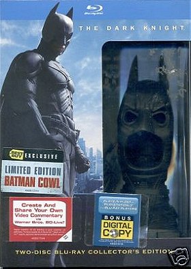 The Dark Knight: Best Buy LIMITED EDITION 2 Disc Blu-Ray + Collectible Batman Cowl/Mask