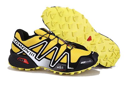 Salomon Speedcross 3 CS Yellow Black Running Shoes