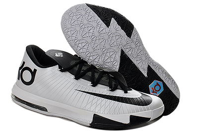 Kevin Durant Vi Low Black White Mens Size Nike Shoe