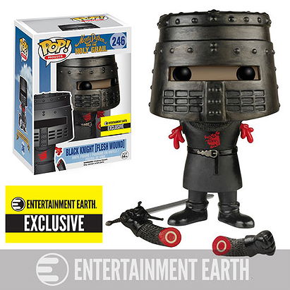 Monty Python Holy Grail Pop! Vinyl: Black Knight Tis But A Flesh Wound Entertainment Earth Exclusive