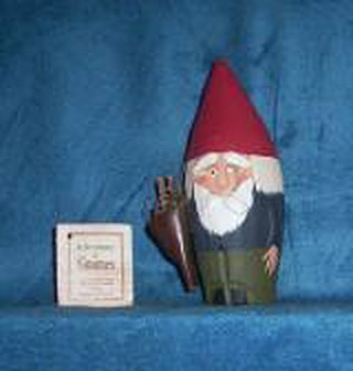 Wooden Gnome Figurine is in your collection!