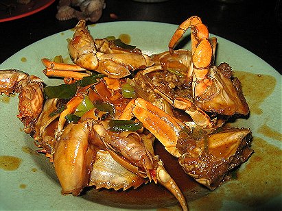 Crab in Padang sauce