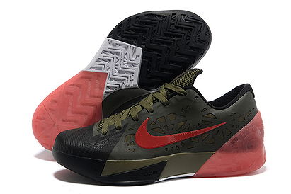 Kevin Durant Shoes Nike Zoom KD Trey 5 Black-Gym RedSquadron Green Colorways