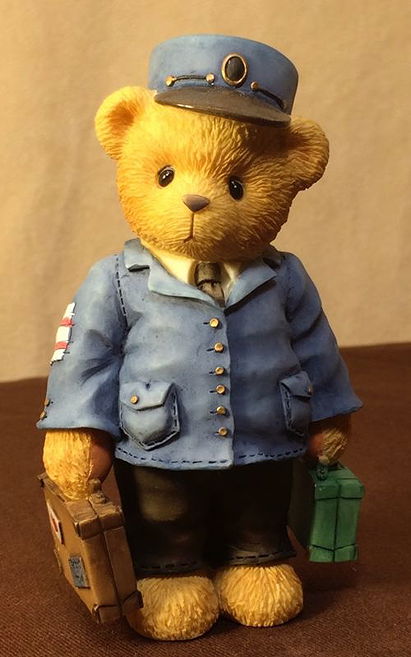 Cherished Teddies: Lloyd (w/green suitcase)