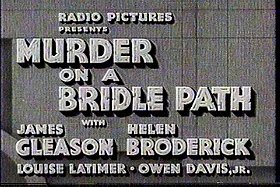 Murder on a Bridle Path                                  (1936)