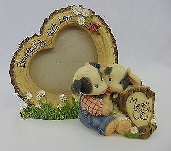 Mary's Moo Moos - Figurine Picture Frame (Me & Moo, Branded With Love)