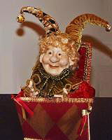 Jester Jack-in-the-Box Ornament