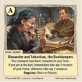 The Rivals for Catan: Alexander and Sebastian, the Bookkeepers