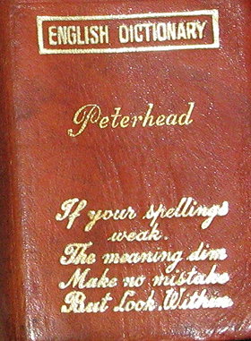 English Dictionary - Peterhead