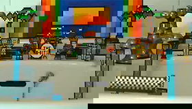 8-Bit Waterslide in Real Life!