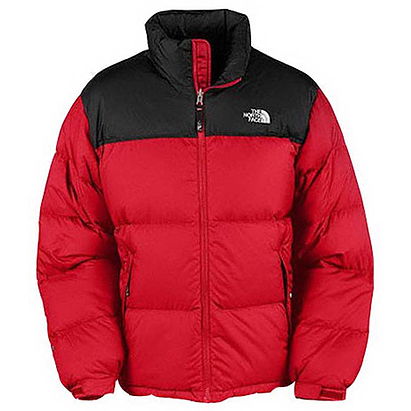 North Face Down Jacket Red-Mens