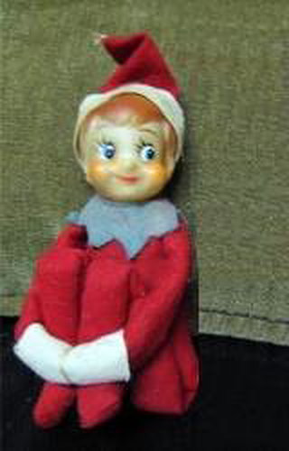Christmas Ornament - Knee Hugger Elf / Pixie