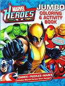 Marvel Heroes: Jumbo Coloring & Activity Book