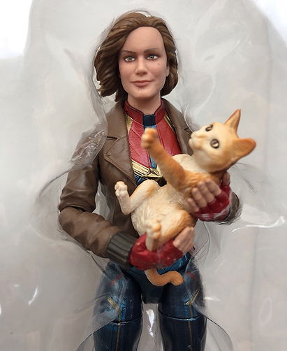 Captain Marvel with Goose Action Figure - Marvel Legends Series