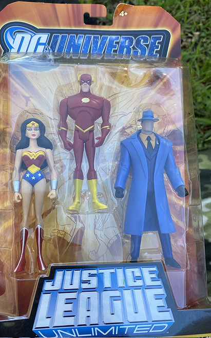 DC Universe Justice League Unlimited 3 Pack - Wonder Woman, The Flash, The Question