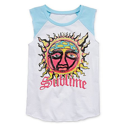 Arizona Sleeveless 90'S Throwback Tee - Girls' 4-16 & Plus