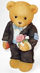 Cherished Teddies: Groomsman Figure - "The Time Has Come For Wedding Bliss"