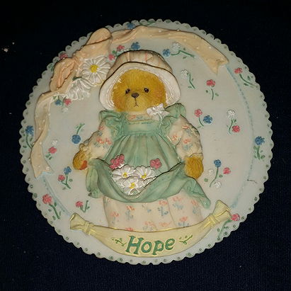 Cherished Teddies - Hope (Miniature Plate)