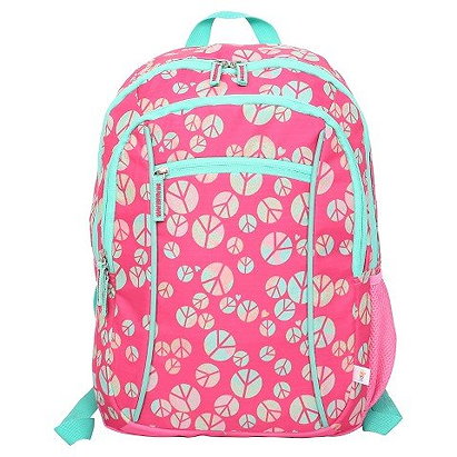 Circo Peace Pink Green Light Up Backpack