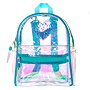 Clear Iridescent Mint Mini Backpack