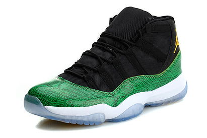 Air Jordan Retro 11 Green/Black/White 