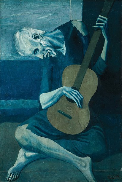 Picasso : The Old Guitarist