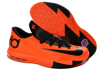 Kevin Durant VI 6 With Total Orange Black Colorways