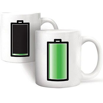Battery Level Color Changing Coffee Mug