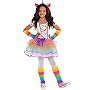 Girls Rainbow Unicorn Costume | Party City