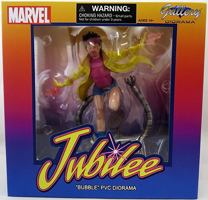 Diamond Select Toys NYCC 2020 Marvel Gallery Jubilee Bubble PVC Figure
