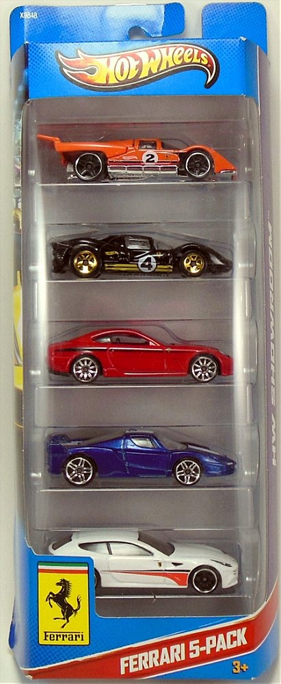 Hot Wheels Ferrari 5 Pack