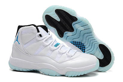 Nike Michael Jordan Retro XI (11) Black Blue White NBA Trainers 