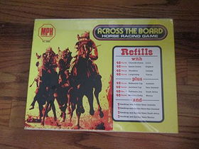 Across the Board Horse Racing Game Refills