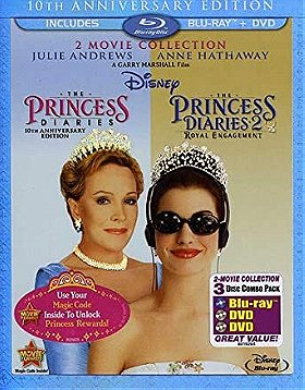 The Princess Diaries: Two-Movie Collection (Three-Disc Combo Blu-ray/DVD Combo in Blu-ray Packaging)