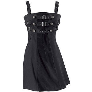 Steampunk Buckle Dress