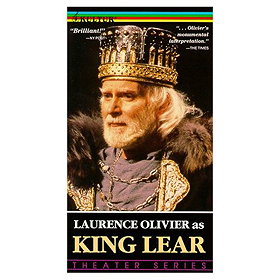 Laurence Olivier as King Lear by William Shakespeare