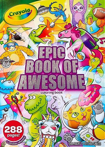 Crayola: Epic Book of Awesome (Coloring Book)
