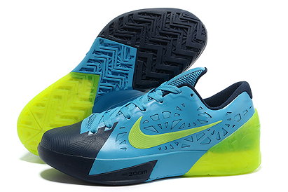 Nike Zoom KD Trey 5 In Neo Turquoise-Navy BlueElectric Green Colorways