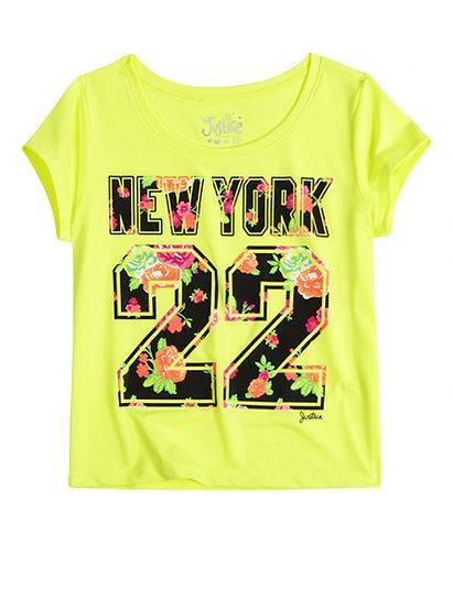 New York Shrunken Mesh Tee