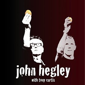 John Hegley with Tony Curtis