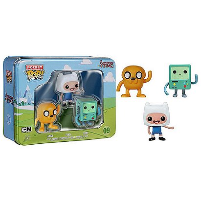 Adventure Time Pocket Pop! Tin Set: Finn, Jake and BMO
