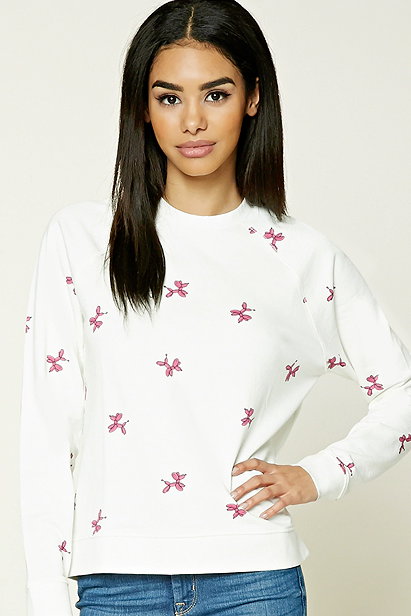 Balloon Dog Graphic Sweatshirt From Forever 21