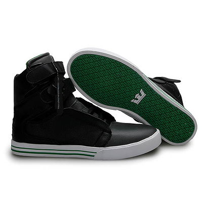 Supra Society High Sneakers (Black/Green)