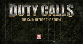 Duty Calls: The Calm Before The Storm