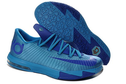 Kevin Durant vi 6 Low Royal Blue Mens Basketball Sneakers 